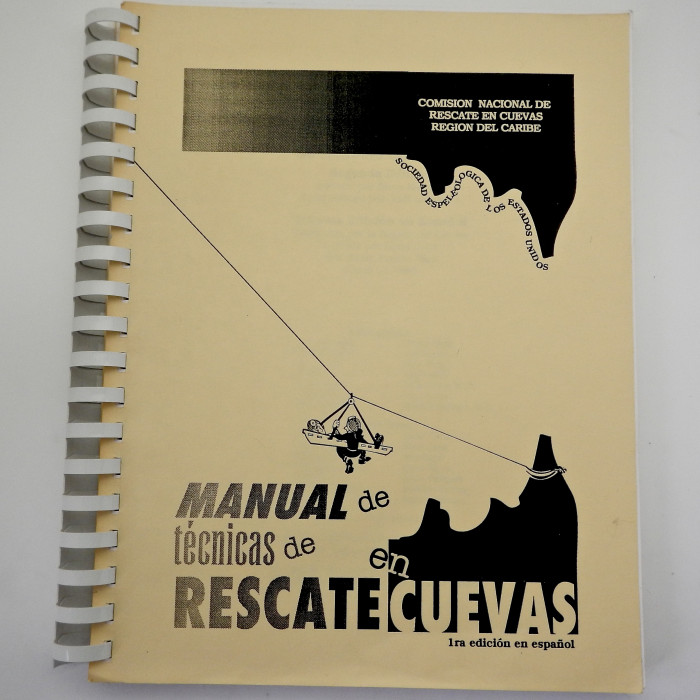 Manual de Tecnicas de Rescate en Cuevas, Cave rescue in Spanish - Product Image