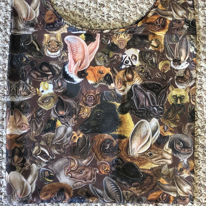 Many Faces of Bats Reusable Shopping Bag