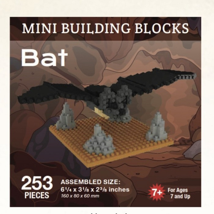 Mini Building Blocks Bat - Product Image