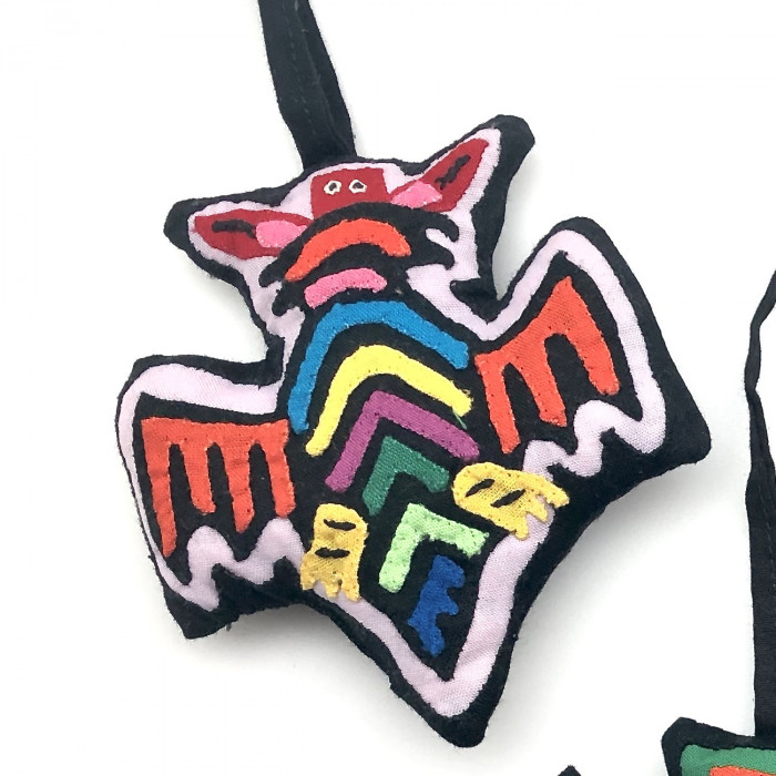 Mola Bat Ornament
