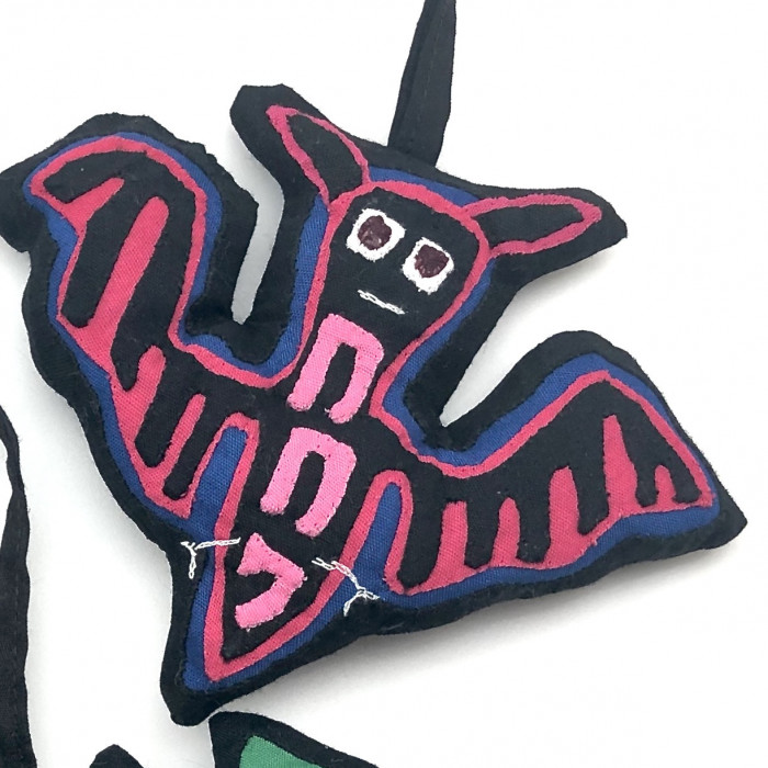 Mola Bat Ornament