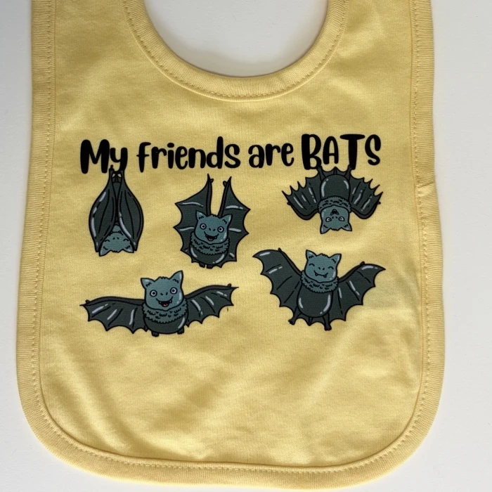 MyFriendsAreBatsInfantLightBlueBibs
