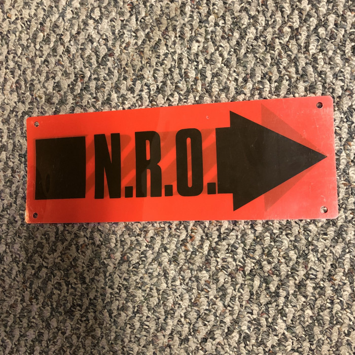 NRO Sign - Product Image