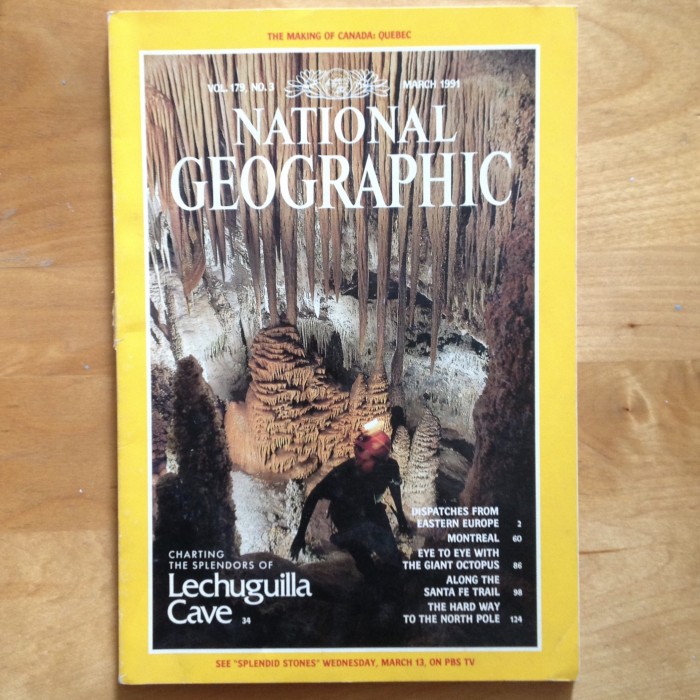 Nat Geo Lechuguilla Cave March 1991 - Product Image