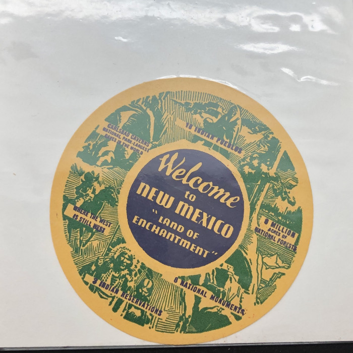 New Mexico luggage decal