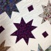 Oriental Stars With Bats 58" by 70" Quilt
