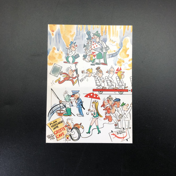 PlanPostojnskeJame1976postcard