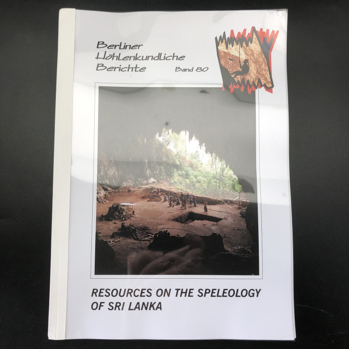 ResourcesontheSpeleologyofSriLankaBHBVolume80