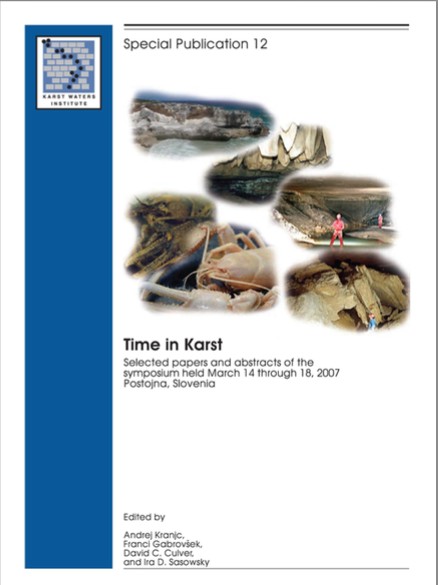 SP12: Time in Karst - Product Image