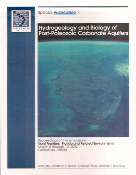SP: 7 Hydrology and Biology of Post-Paleozoic Carbonate Aquifers - Product Image