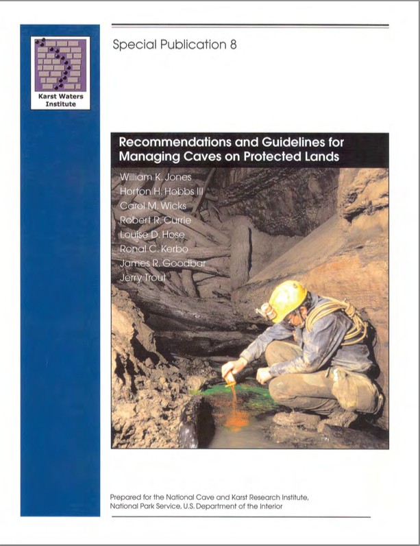 SP8RecommendationsandGuidelinesforManagingCavesonProtectedLands