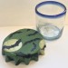 Silicone Green And Yellow Bats Coaster