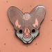 "Sky Puppies" Enamel Clutch Back Bat Pins (Sold Individually)