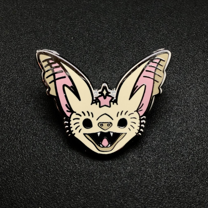 "Sky Puppies" Enamel Clutch Back Bat Pins (Sold Individually)