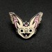 "Sky Puppies" Enamel Clutch Back Bat Pins (Sold Individually)