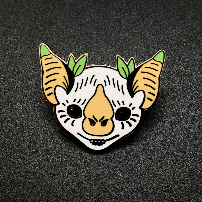 "Sky Puppies" Enamel Clutch Back Bat Pins (Sold Individually)