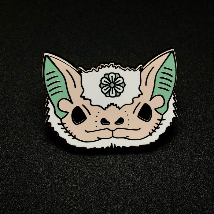 "Sky Puppies" Enamel Clutch Back Bat Pins (Sold Individually)