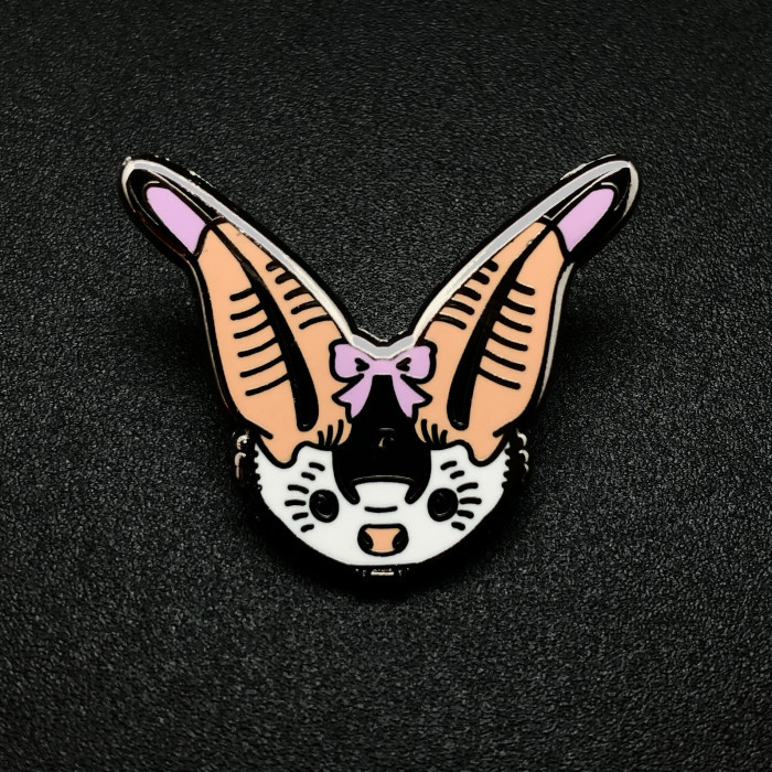 "Sky Puppies" Enamel Clutch Back Bat Pins (Sold Individually)
