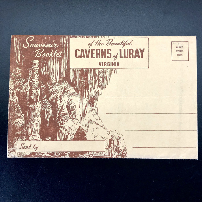 Souvenir Booklet of the Beautiful Caverns of Luray envelope - Product Image