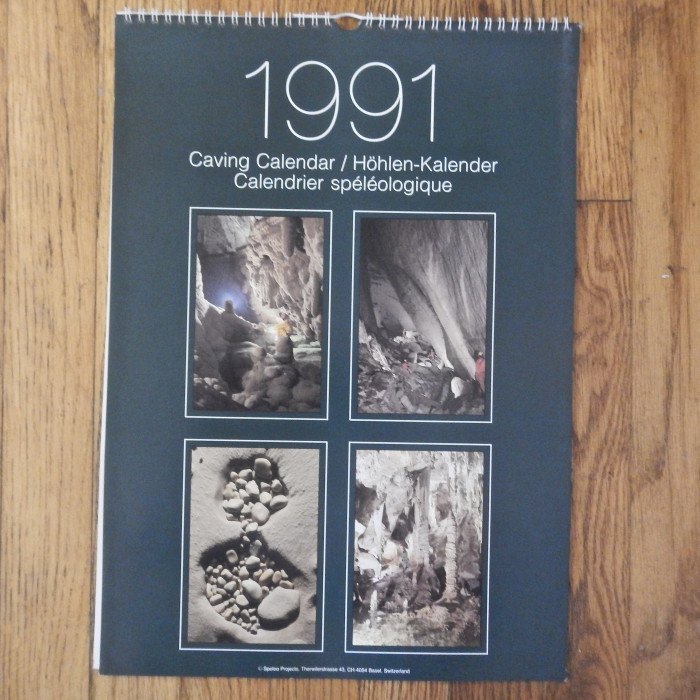 Speleo Projects Switzerland Calendars (1985-2017) sold individually