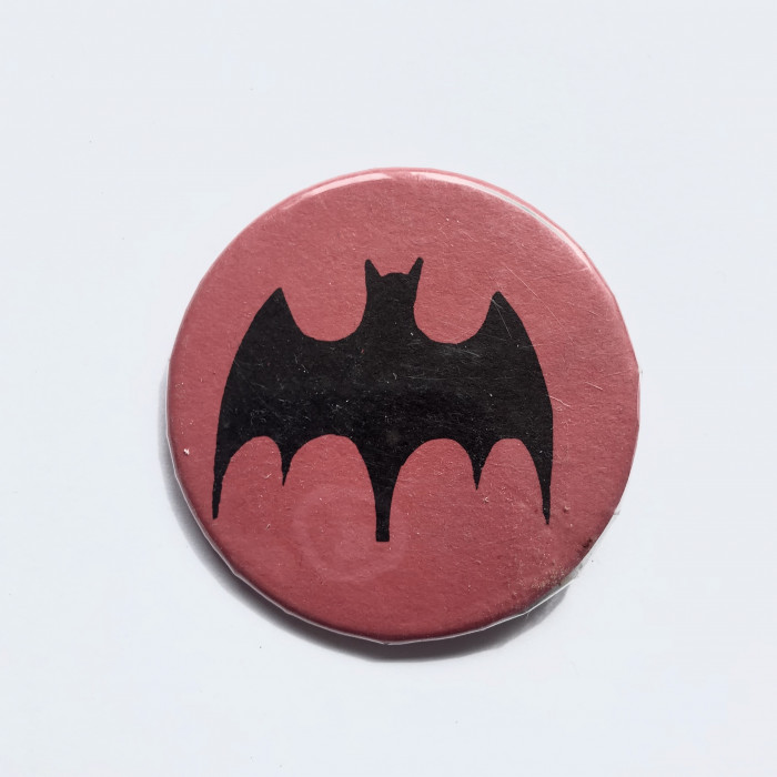 StylizedBatButtonPin