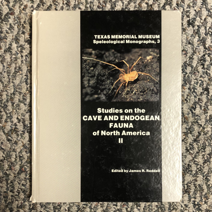 Texas Memorial Museum Speleological Monographs , 3, Studies on the Cave and Endogeny Fauna of North America, II,  1992, HB - Product Image