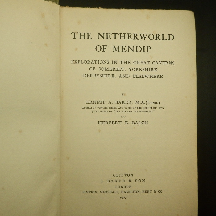 The Netherworld of Mendip