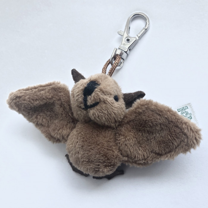 Tiny Softies Bat Zipper Charm - Product Image