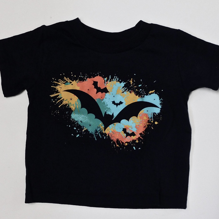 Toddler Paint Splat Bat Tee - Product Image