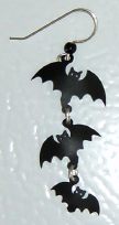 TripleBatSilhouetteEarrings
