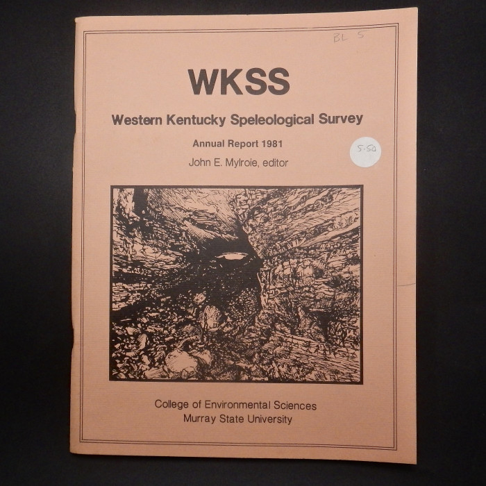 WKSS Western Kentucky Speleological Survey Annual Report 1981 - Product Image