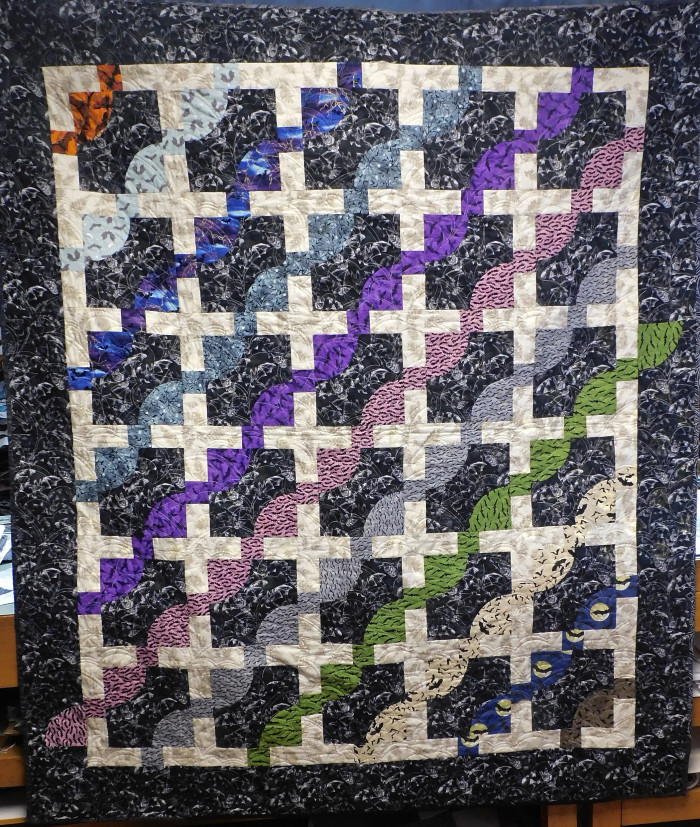 Waves Of Bats Quilt SOLD - Product Image