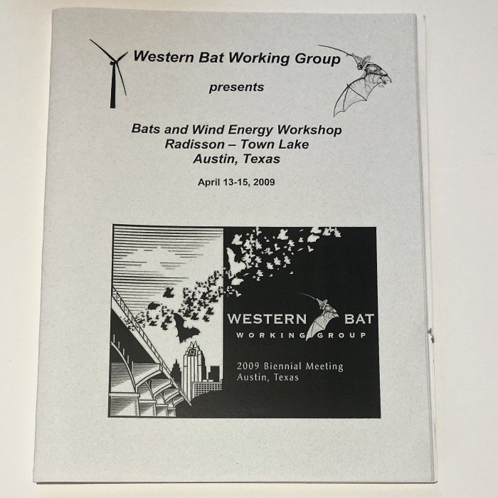 Western Bat Working Group Bats and Wind Energy Workshop - Product Image